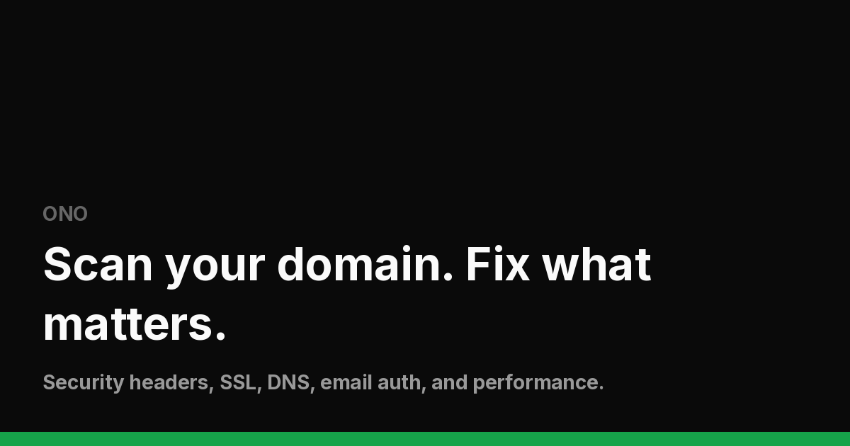 Domain Scanner preview